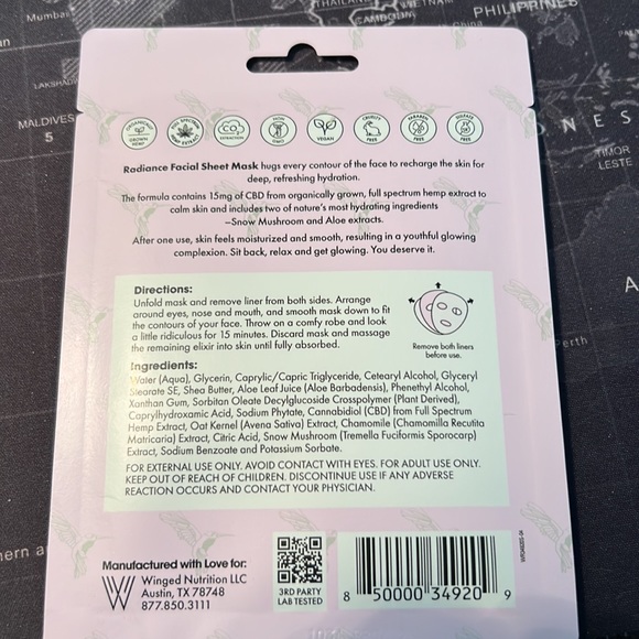 Eye and face mask set - Picture 9 of 11